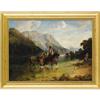 Image 4 : Anna Zellerin, Oil on canvas, Fording a River