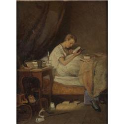 Emmanuel Spitzer, Oil on artists board