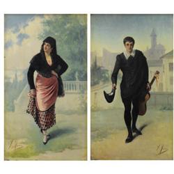 Attributed to Del Rincon y Trives, Oil on panel