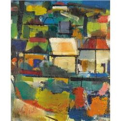 French School, 20th Century, Oil on canvas
