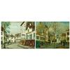 Image 1 : Alois Lecoque, Oil on canvas board, Pair
