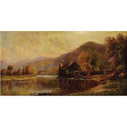 George C. Pedrick, Oil on canvas, The Old Mill