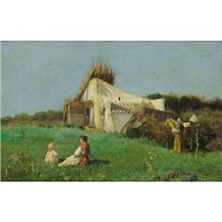 American School, 19th Century, Oil on canvas