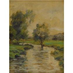 Louis Aston Knight, Oil on panel