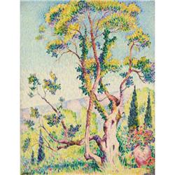 20th Century School, Oil on canvas, Landscape