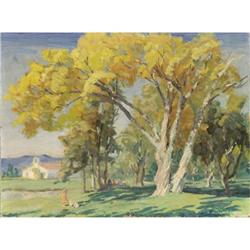 Albert Sheldon Pennoyer, Oil on masonite