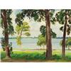 Image 1 : Olin Travis, Oil on canvas board, White Rock