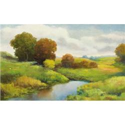 Ward Shadomy, Oil on canvas, Fall Landscape