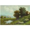 Image 1 : Ward Shadomy, Oil on canvas, Summer Landscape