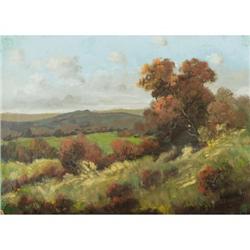Carl Thomas Hoppe, Oil on canvas board