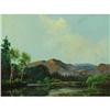 Image 1 : A.D. Greer, Oil on masonite, Mountain Lake