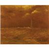 Image 1 : Carl J. Smith, Oil on masonite, Cows Grazing