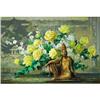 Image 1 : John Orth, Oil on canvas, Buddah and Yellow Rose