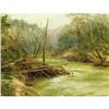 Image 1 : S. Parker, Oil on canvas, Shaded Stream