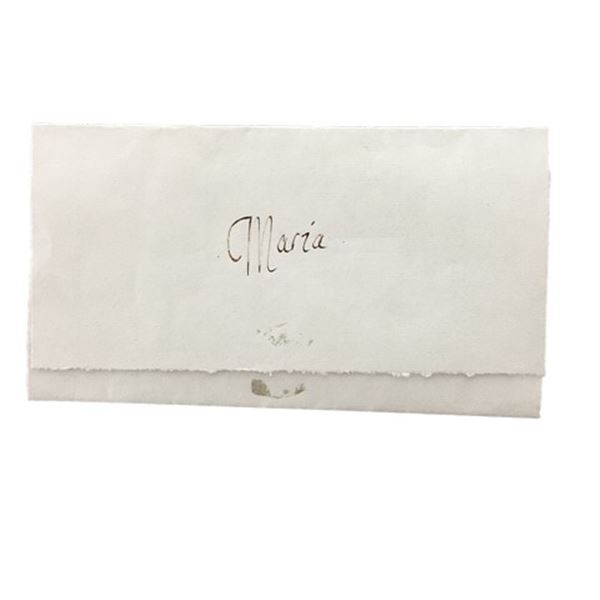 Tulip Fever Cornelis Sandvoort (Christoph Waltz) Letter to Maria (Holliday Granger) Movie Props