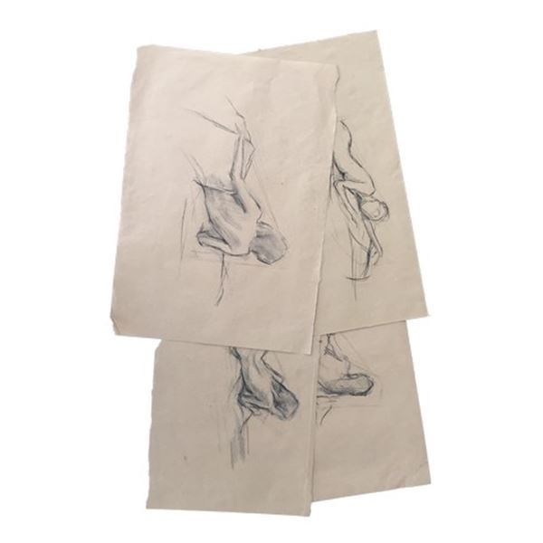 Tulip Fever Sofia (Alicia Vikander) Lot of Sketches Movie Props