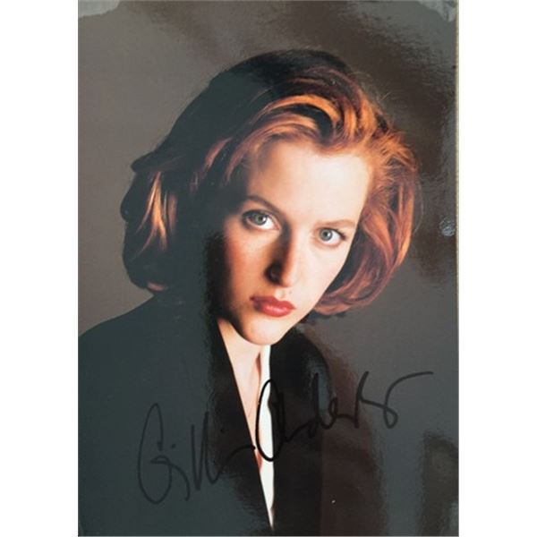 The X-Files TV Series Gillian Anderson Signed Photo