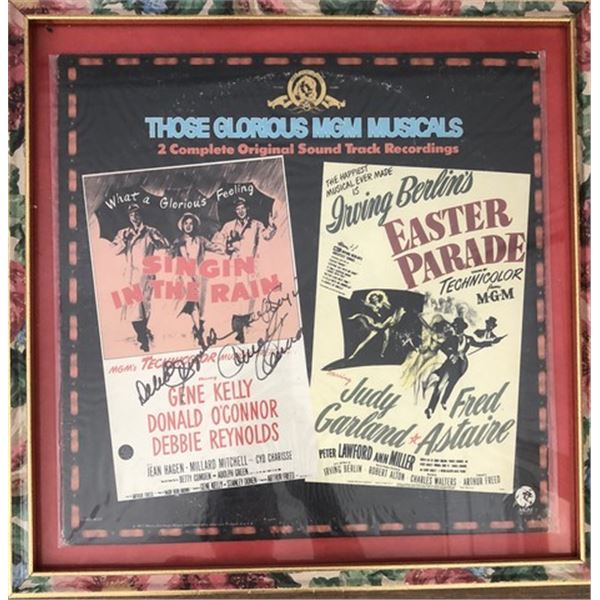 Singin' In The Rain and Easter Parade MGM Musical Original sound track recordings album signed