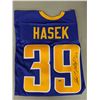 Image 1 : Signed Dominik Hasek #39 jersey Buffalo Sabers in package
