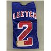 Image 1 : Signed Brian Leetch #2 New York Islanders jersey w/ COA in package
