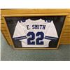 Image 1 : Framed Emmitt Smith #22 Dallas Cowboys Jersey