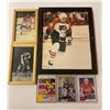 Image 1 : Group of NHL signed framed prints & collector's cards