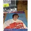 Image 3 : Team Canada lot signed books, glove, game cards