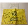 Image 1 : The Memorial Tournament flag 2014 Open Golf Signed by multiple players w/ letter of authenticity