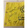 Image 2 : The Memorial Tournament flag 2014 Open Golf Signed by multiple players w/ letter of authenticity