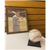 Image 1 : Reggie Jackson Signed Baseball w/ Jim Cat Signed Picture