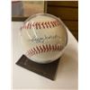 Image 2 : Reggie Jackson Signed Baseball w/ Jim Cat Signed Picture