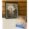Image 1 : Signed National League All-Stars Baseball w/Photo