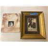 Image 1 : Framed Picture of JFK w/Kennedy Style Presidential Book (NO COA)