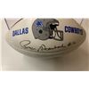 Image 2 : Dallas Cowboys Roger Staubach Signed #12 Football