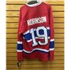 Image 1 : Signed Larry Robinson Jersey w/COA