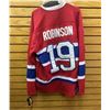 Image 1 : Signed Larry Robinson Jersey w/COA