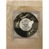 Image 1 : Signed NHL Pucks Maple Leafs Mark Reaume w/COA