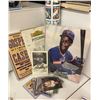 Image 1 : Baseball Memoribillia w/Uncut Card Sheet w/Rickey Henderson, Wade Boggs, Ryne Sandberg