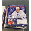 Image 2 : Leafs Magazine and Hockey Yearbooks Lot Two Piles