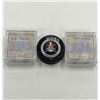 Image 2 : Three Signed Hockey Pucks (Ed Belfour, Sid Smith, Tiger Williams)