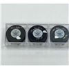 Image 1 : Three Signed Hockey Pucks w/COA (Rudy Migay, Marcel Pronovost, Teender Kennedy)