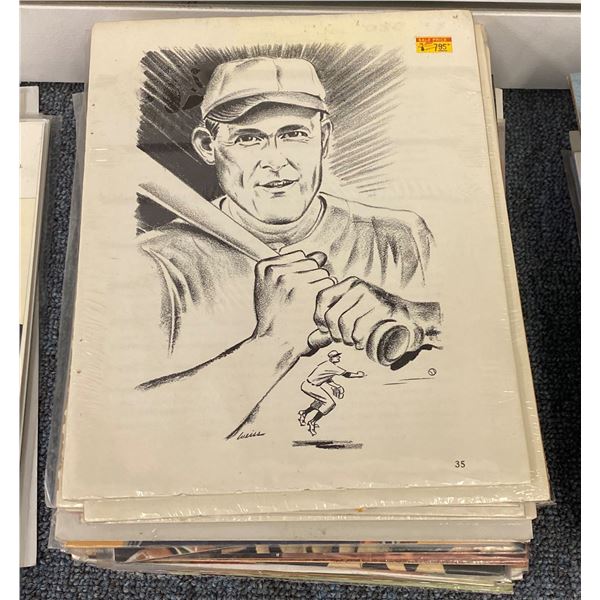 Lot of 10 Baseball, Basketball 