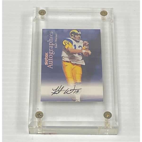 Autographed Card Kurt Warner w/COA