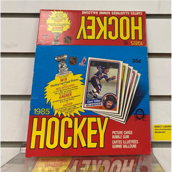 1985 Hockey Picture Bubblegum Box