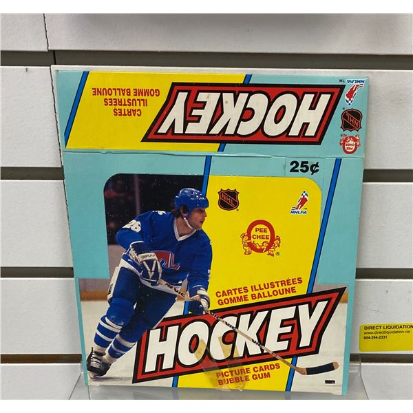 1984 Hockey Picture Bubblegum Box