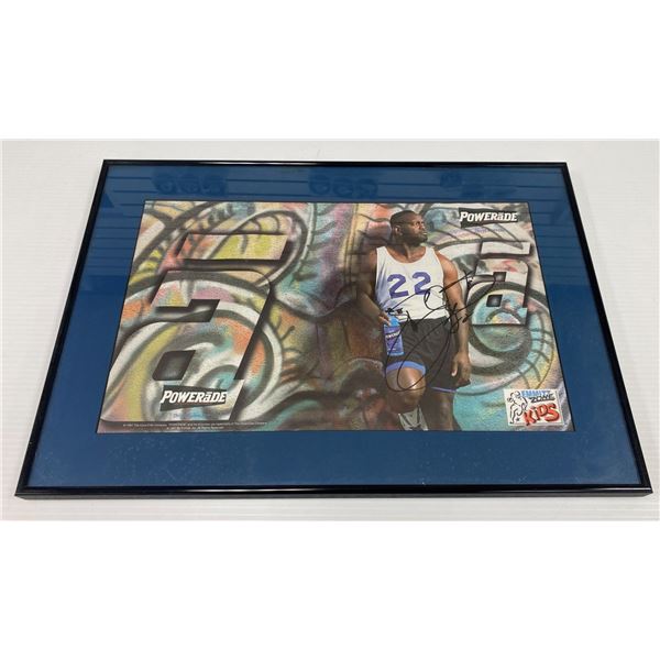 Framed Emmitt Smith Signed Powerade Picture 21x14