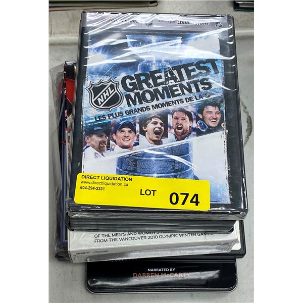 Lot of Hockey/Sport DVDs