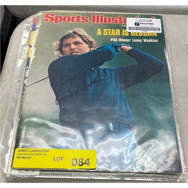 Signed Magazine; Golf Digest Chip Beck & Sports Illustrated Lenny Wadkins