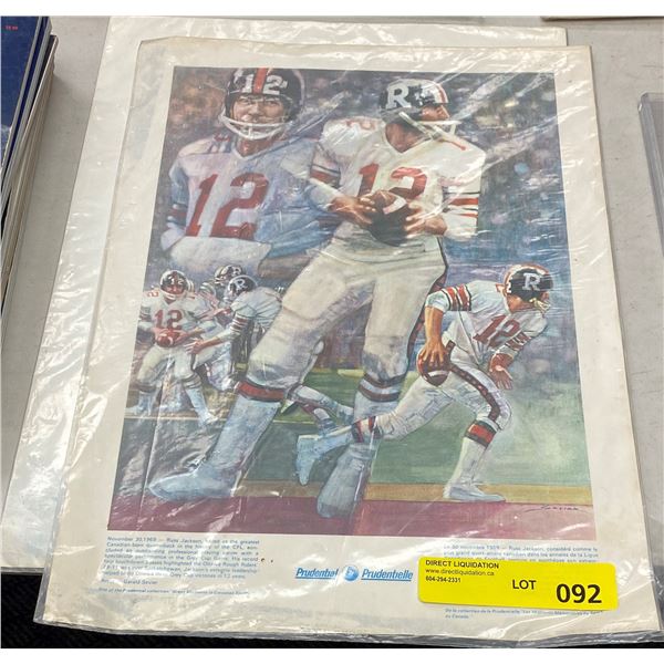 NFL Football Print Poster