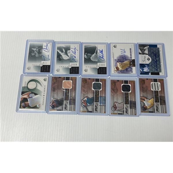 Lot of Golf Cards (5x Signatures, 5x Patch)